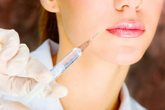 syringe with botox